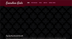 Desktop Screenshot of executivegirls.co.nz