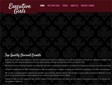 Tablet Screenshot of executivegirls.co.nz